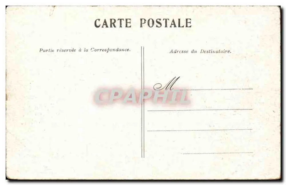 Paris — A Câmara dos Deputados — editor não visível - Verso