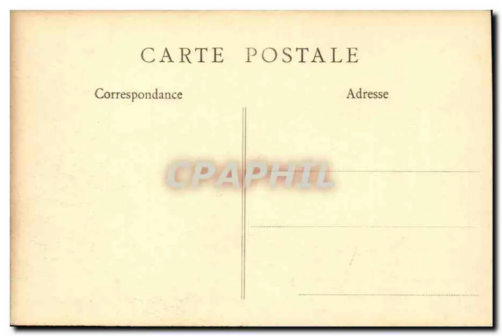 Paris — O Hotel de Ville — Vista Lepine, editor DUBONNET - Verso