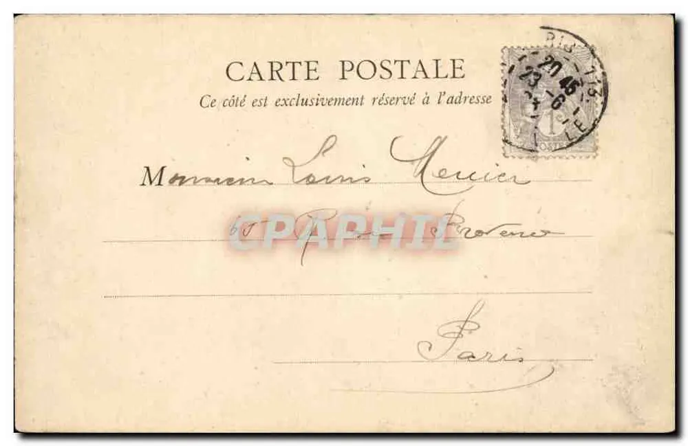 Igreja Saint-Christophe — Paris — B.F. Paris, n° 165 - Verso