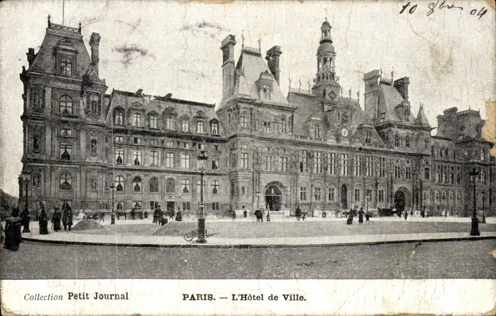 PARIGI — L'Hotel de Ville — Collezione Petit Journal - Recto