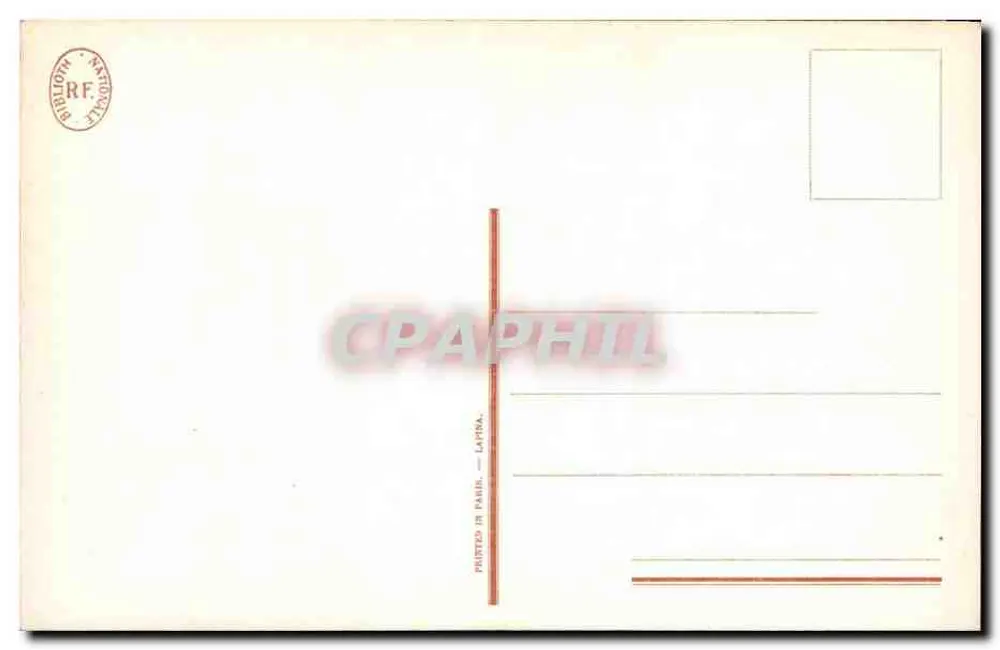 Bibliothèque Nationale — La Visite Inattendue — I.L.M. n°8578 - Verso