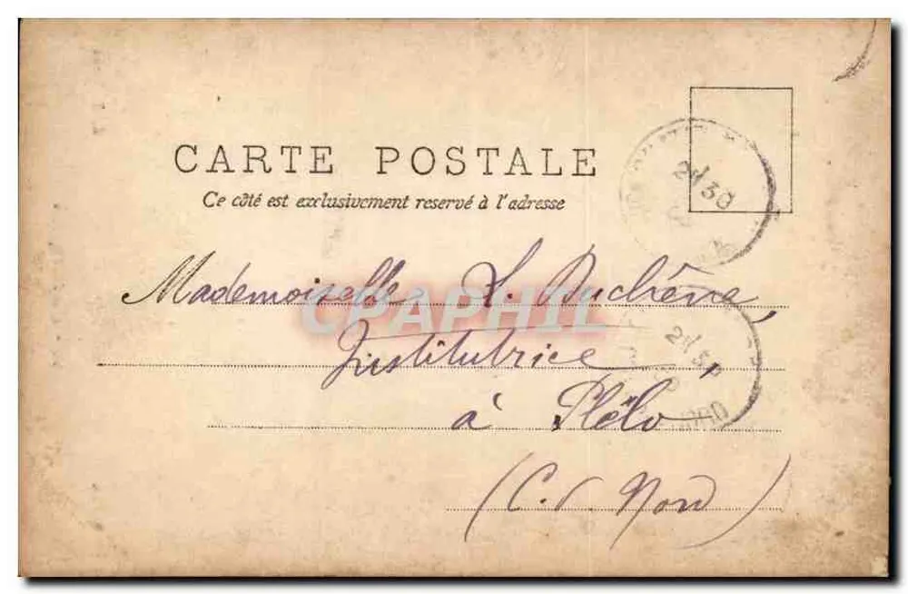 Crianças brincando — cena de brincadeira — V. Patatras, Paris, n° 406 - Verso