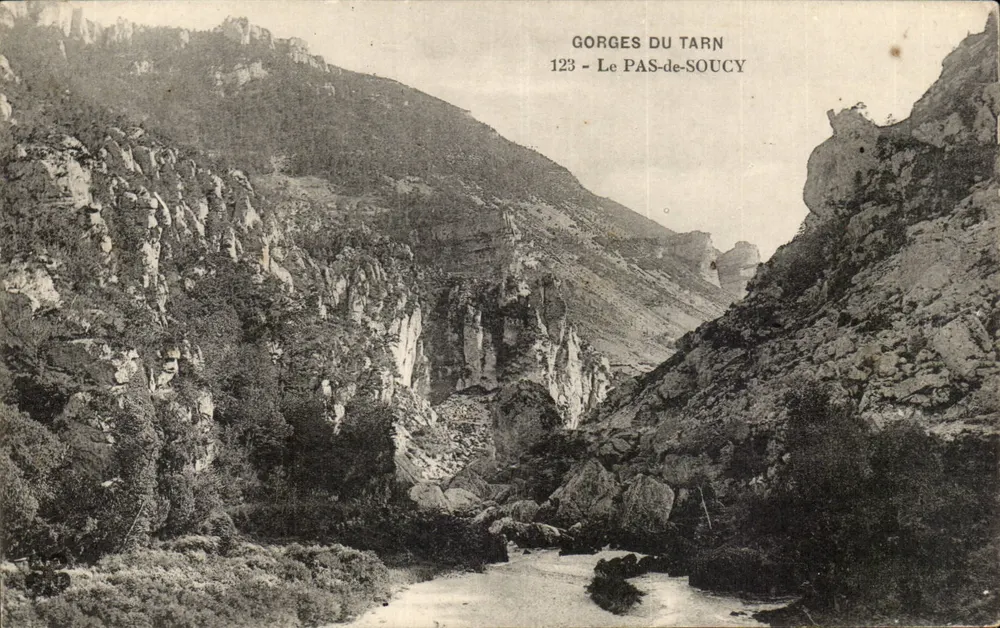 Gorges do Tarn — O Pas-de-Soucy — n°123 - Frente