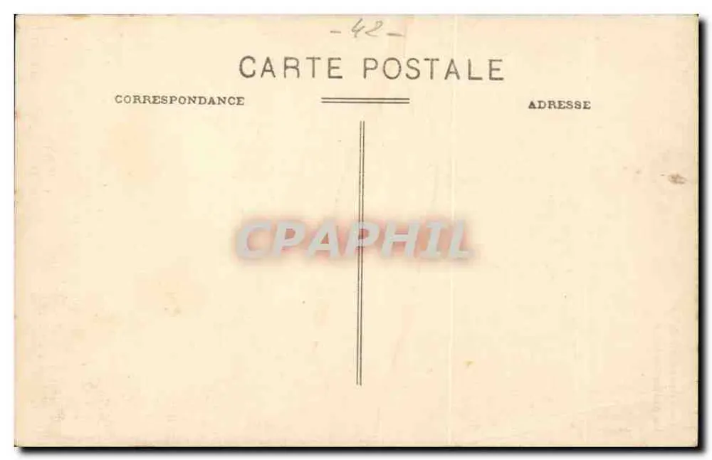 La Roche Corbière — Rochetaillée — Ed. Johannès Merlat - St-Étienne - Verso