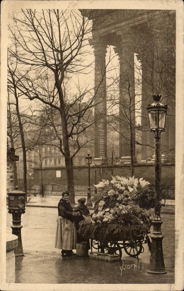 Paris — Place de la Madeleine — Kunstausgabe YVON, Serie 91 - Vorderseite