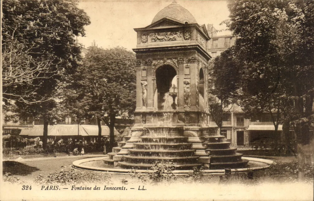 Paris — Fontaine des Innocents — LL. n°324 - Recto