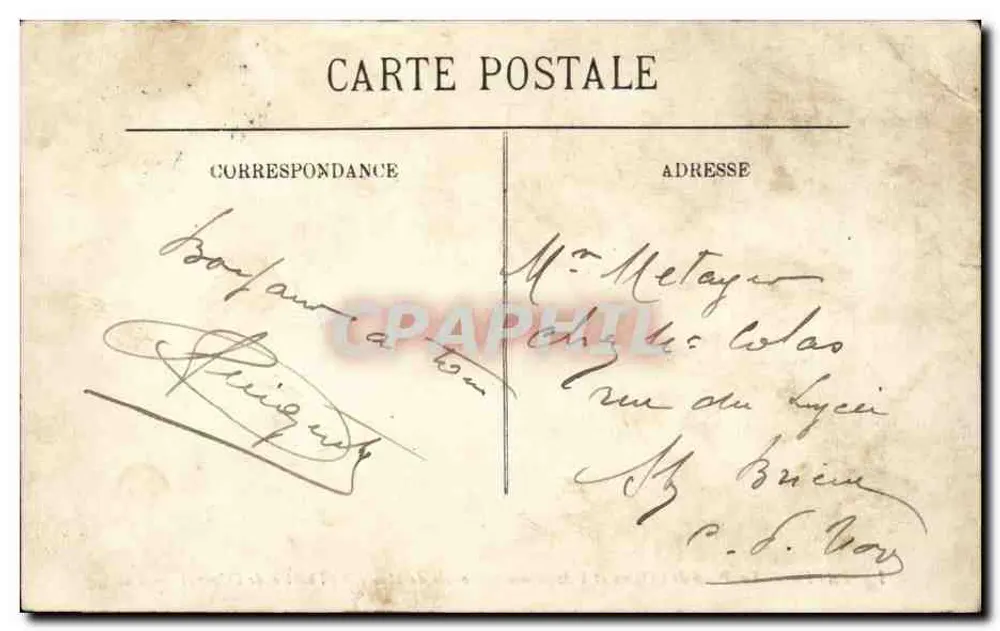 PARIS. — A Place de l'Opéra e a Académie Nacional de Música — LL. n°311 - Verso