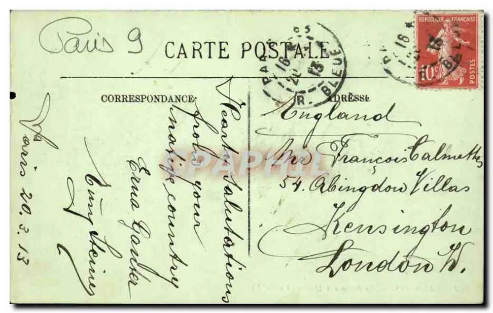Paris (IX) — O Boulevard Montmartre — LL. - Verso