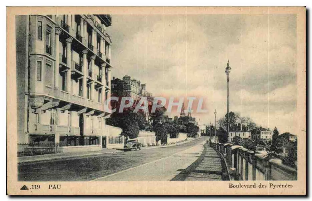 Pau — Boulevard des Pyrénées — n°119 - Frente