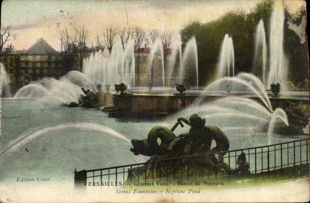 Versailles — Grandes Eaux — Bassin de Neptune — Edition Cossé - Vorderseite