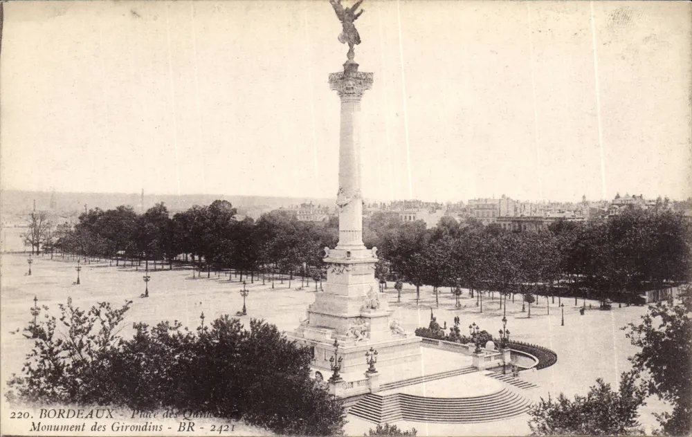 Bordeaux - Place des Quinconces - Monument des Girondins - BR - 2421 - Vorderseite