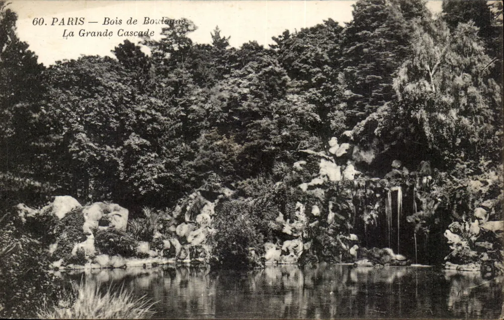 PARIS — Bois de Boulogne — Die Große Wasserfall — n°60 - Vorderseite