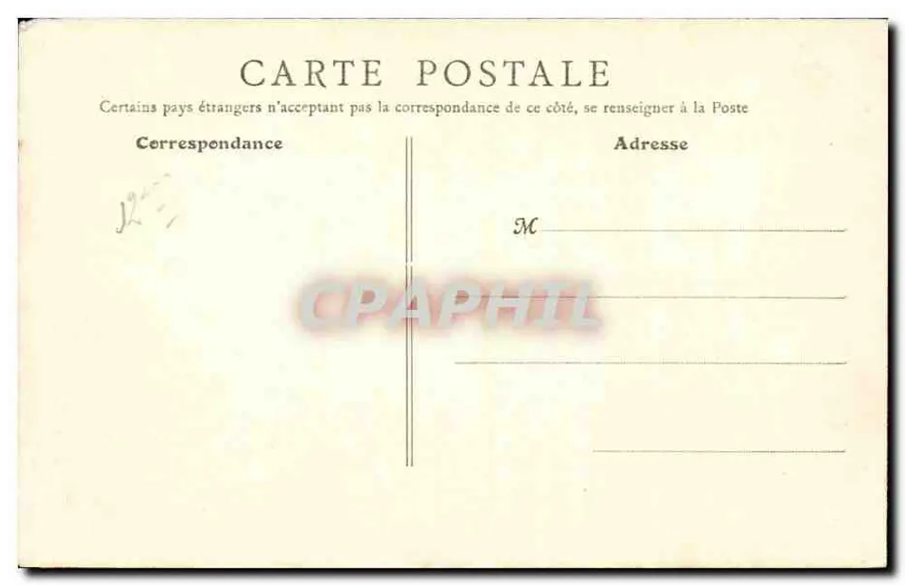 PARIS — Place de la Nation — Editor E. F. Plancher, n° 221 - Verso