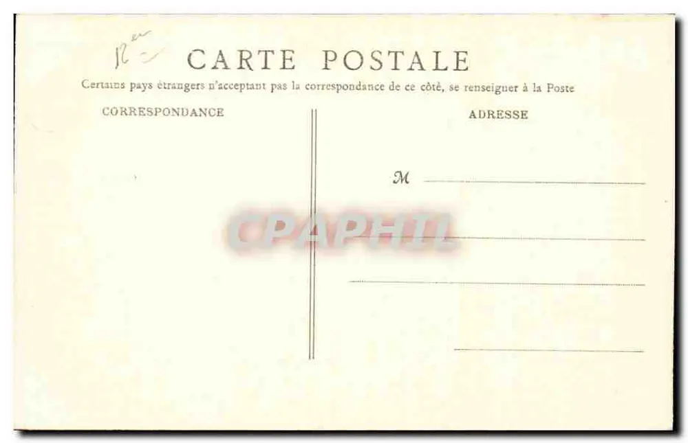 Paris — Fonte da Place Daumesnil — B. F. Paris, n° 223 - Verso