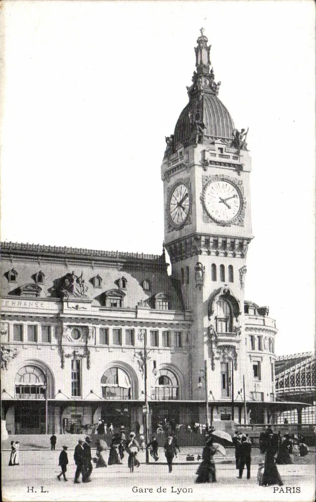 Estação de Lyon — Paris — H.L. Editora - Frente