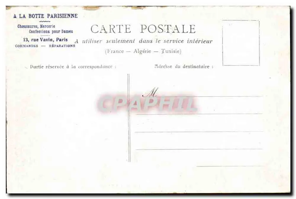 Paris — A Estação St-Lazare — Editor não visível - Verso