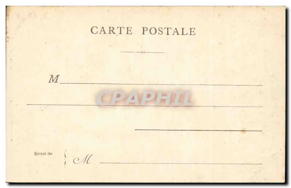 Paris — Saint-Lazare Station — unknown publisher - Back