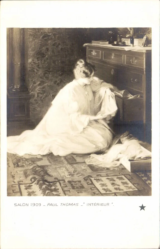 Intérieur — Salon 1909 — Paul Thomas — Éditeur Etoile, Paris - Recto
