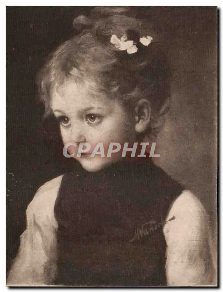Retrato de criança — editor desconhecido, número de série não visível - Frente