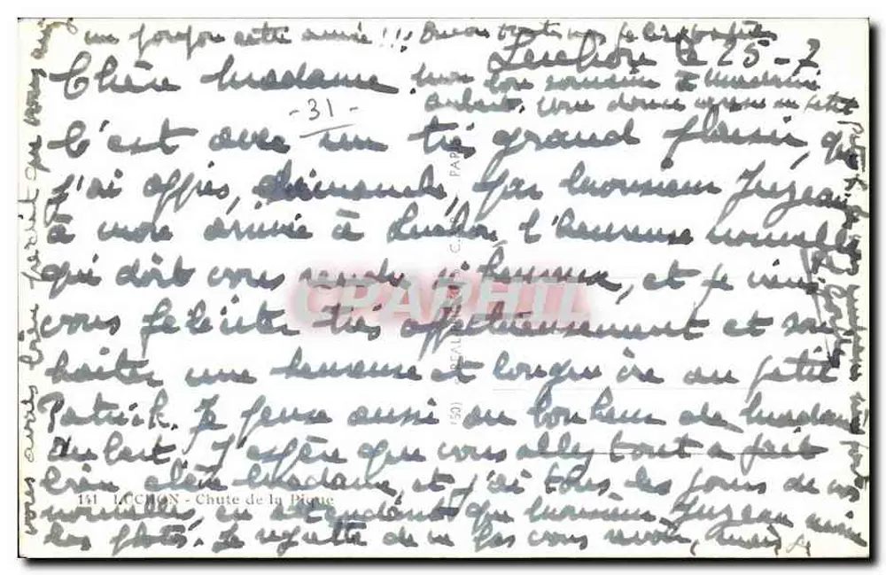 Cachoeira da Pienne — Lago da Pienne — Editor E.A.A. - Verso