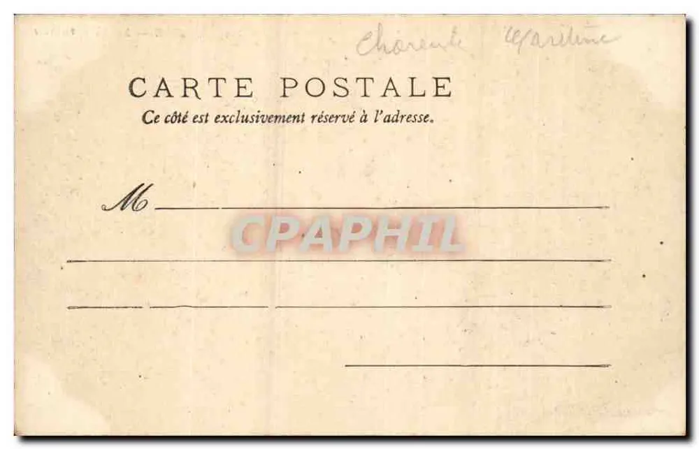 La Rochelle — A Catedral — Editor não identificado, número de série 5 - Verso