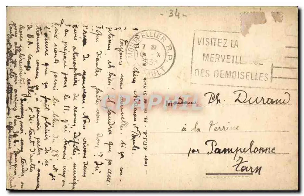 मॉंटपेल्लियर — प्रेफेक्चर — संख्या 106 - पीछे
