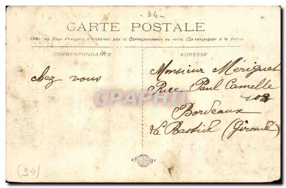 Montpellier - Hospital de São Barbain — editor das Novas Galerias, n°49 - Verso