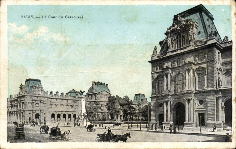 Paris — A Cour do Carrousel — J.C. Paris - Frente