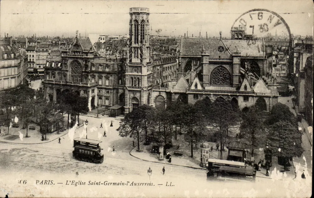 Paris — A Igreja de Saint-Germain-l'Auxerrois — LL. n° 116 - Frente