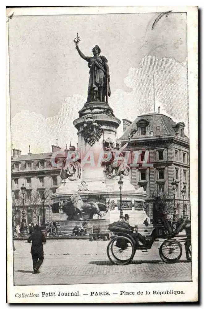 Place de la République — Paris — Coleção Petit Journal - Frente