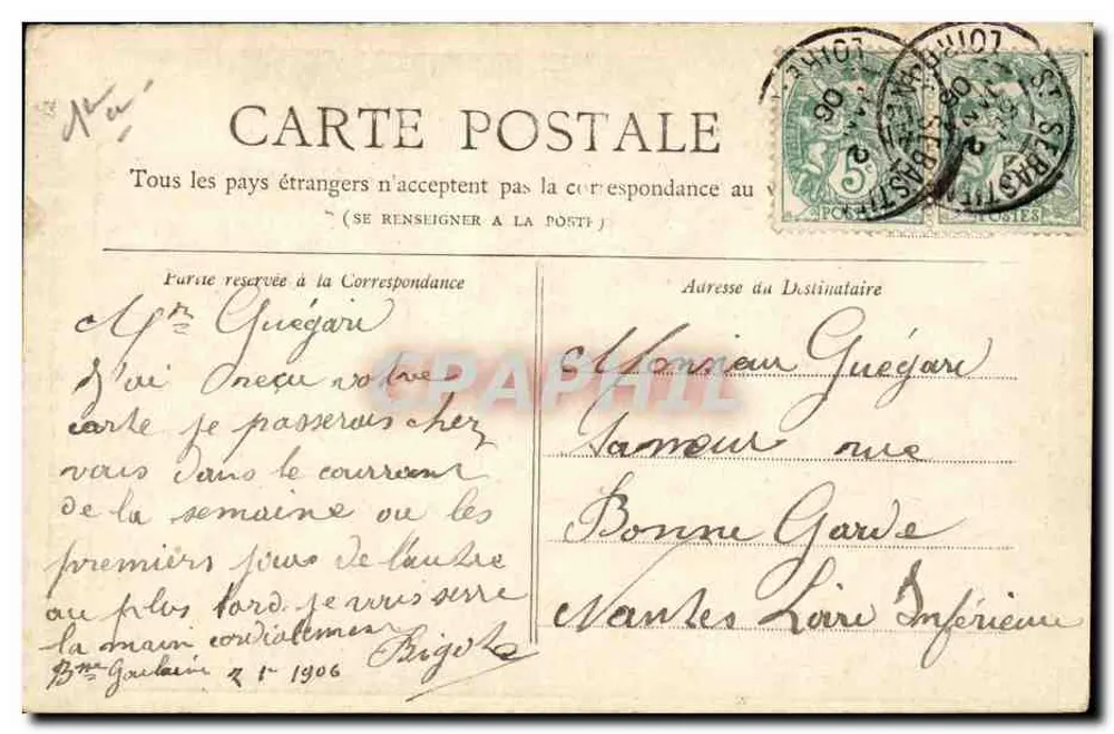 Place de la République — Paris — Coleção Petit Journal - Verso