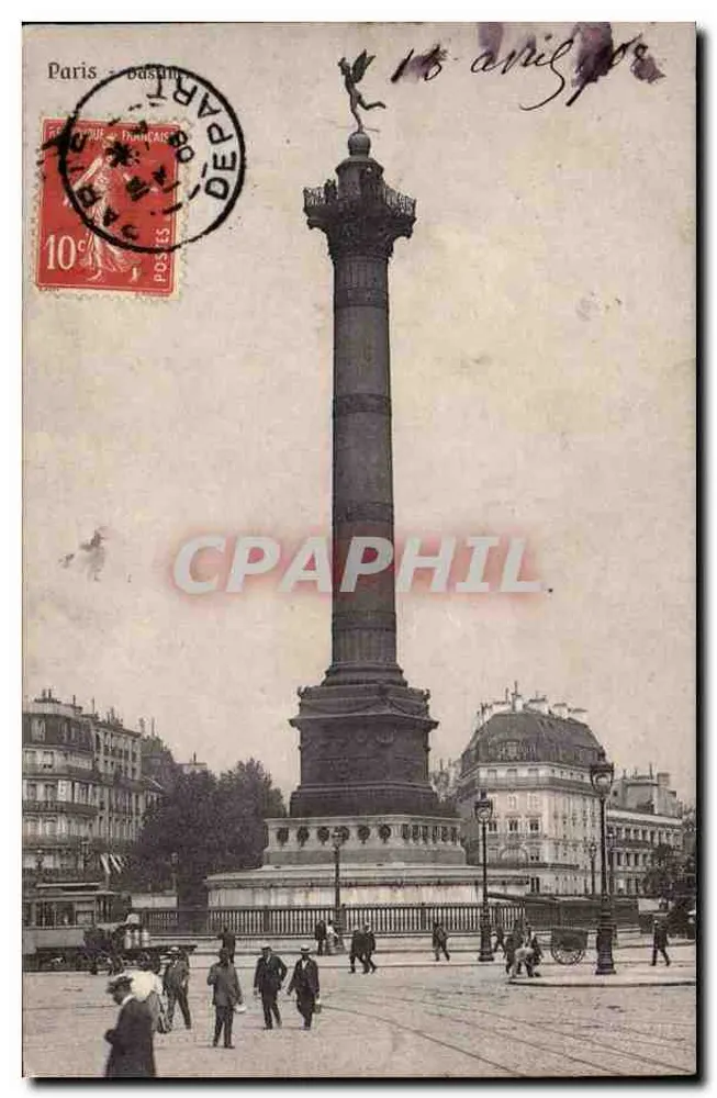 Julikolomn — Parijs — uitgever Paris - Bassin - Voorkant