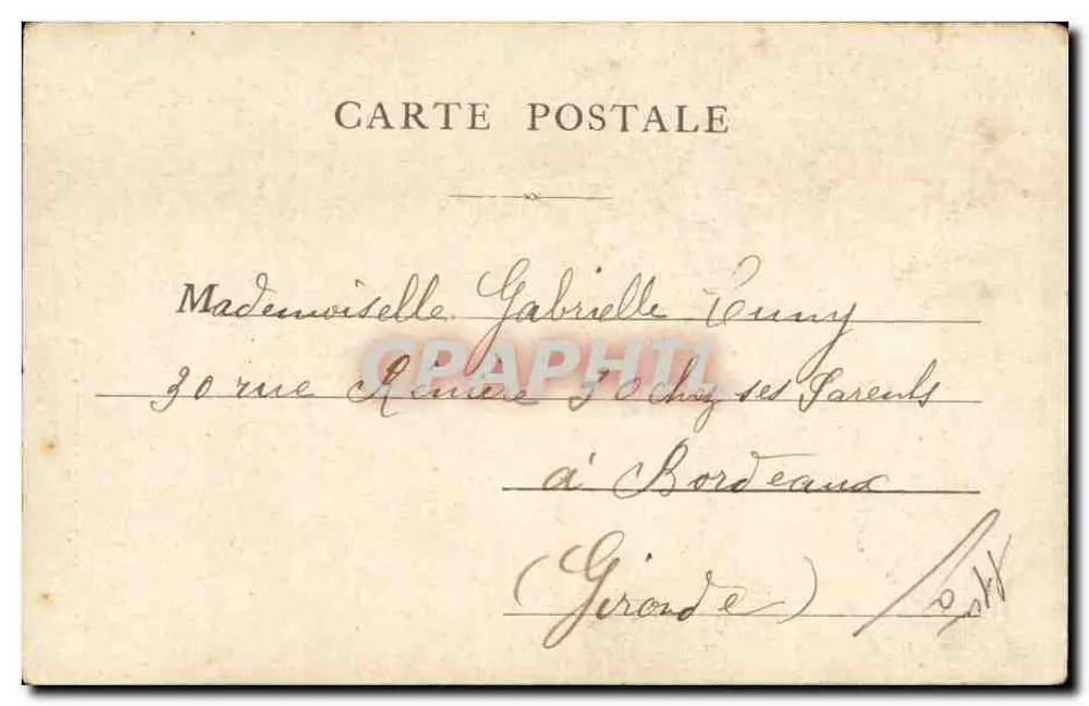 Paris — Die Bastille, Säule vom Juli — M. Robert - Rückseite