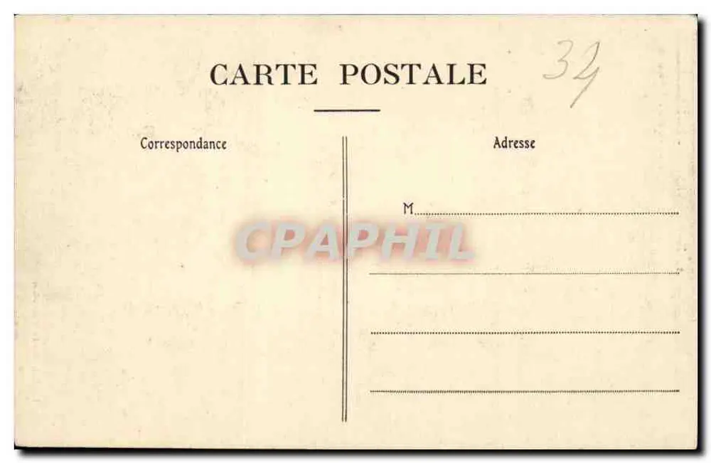 Montpellier - Schule für Medizin gegründet im 12. Jahrhundert — Edition L. Alsaille, Montpellier - Rückseite