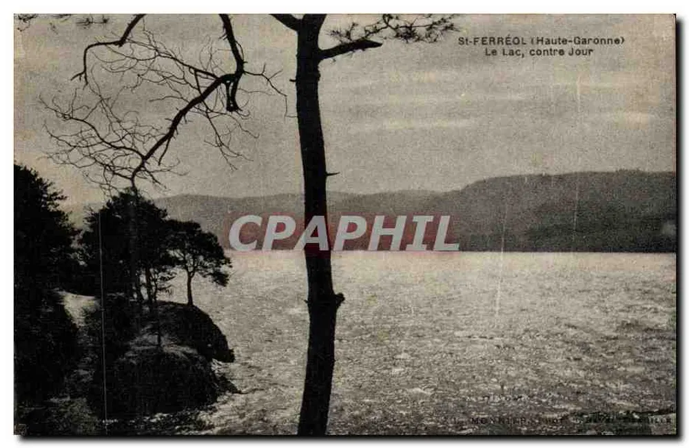 St-Ferréol (Haute-Garonne) — O Lago, contra-luz — Mex-Nieur, fotografia de Saint-Émilion - Frente