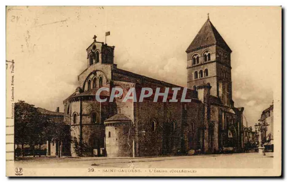 Saint-Gaudens - La Iglesia (Coligial) — Portolatue La Bonne Frère, Toulouse, n°39 - Anverso