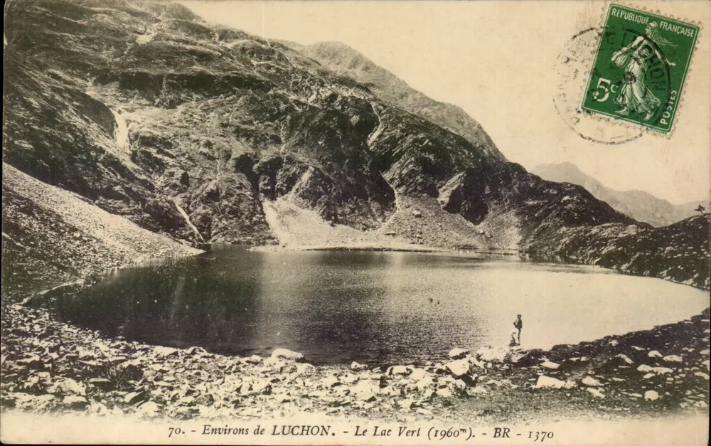 Arredores de LUCHON — O Lago Verde (1960m) — BR - 1370 - Frente