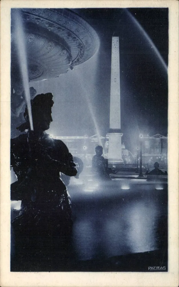 Paris à Noite — Iluminações da Praça da Concórdia — Patras - Frente