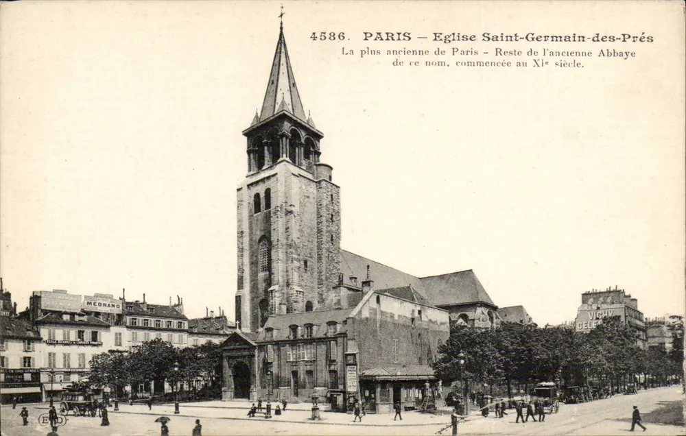 Paris — Igreja de Saint-Germain-des-Prés — Editor Vichy Céleste, n° 4586 - Frente