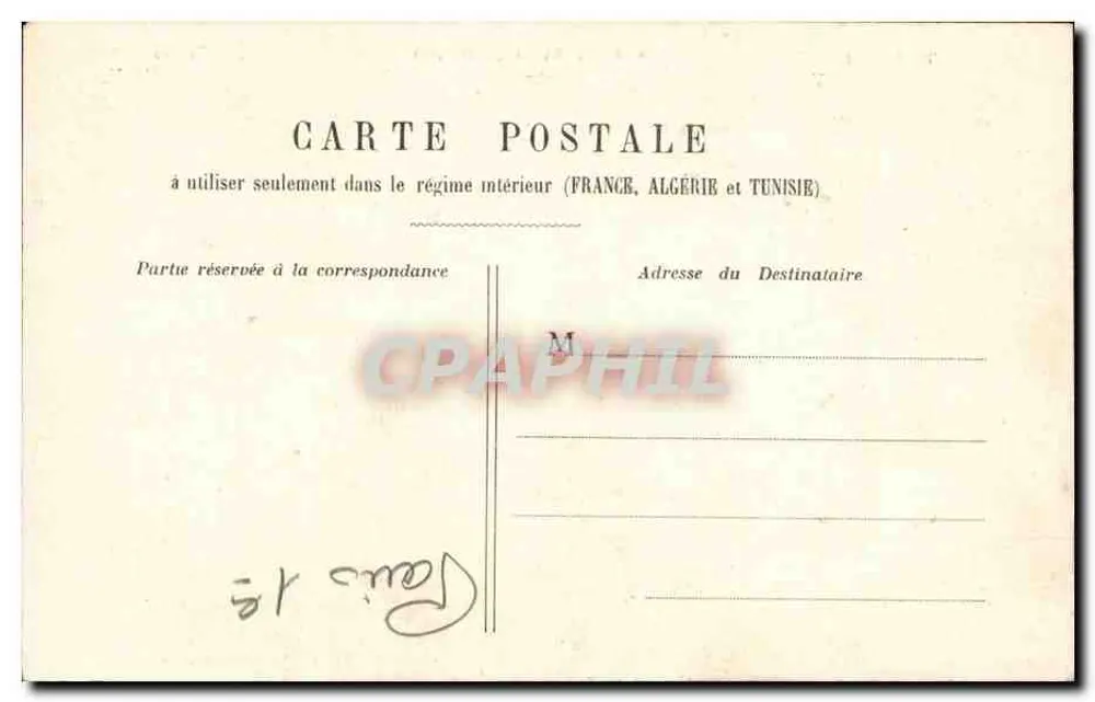 Säulen des Louvre — Paris — H. L. / Charenton-Chretel - Rückseite