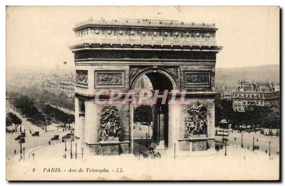 Paris - Arco do Triunfo - LL - Frente