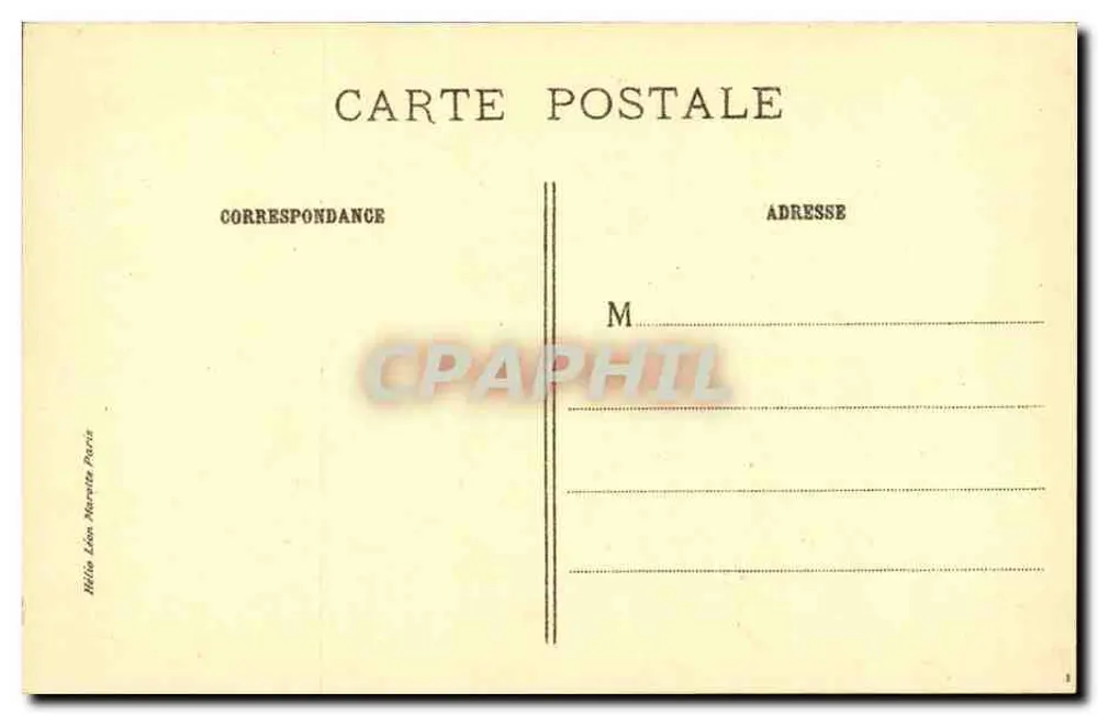 Capitel do palácio de Xerxes — Louvre — J. E. Bulloz, Editor - Verso