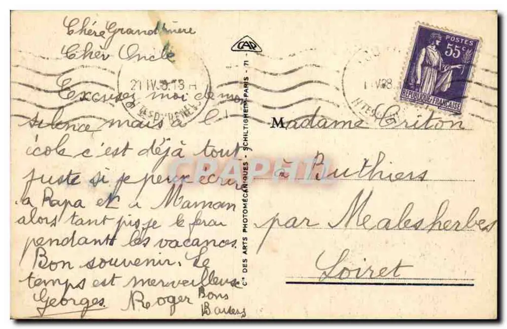 Lourdes - Die Basilika - Ansicht vom Château-Fort - Rückseite
