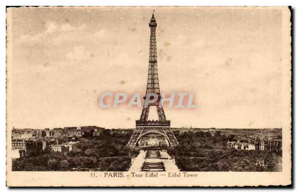 Paris — Torre Eiffel — Torre Eiffel — Les Éditions Artistiques - A. L. - Frente