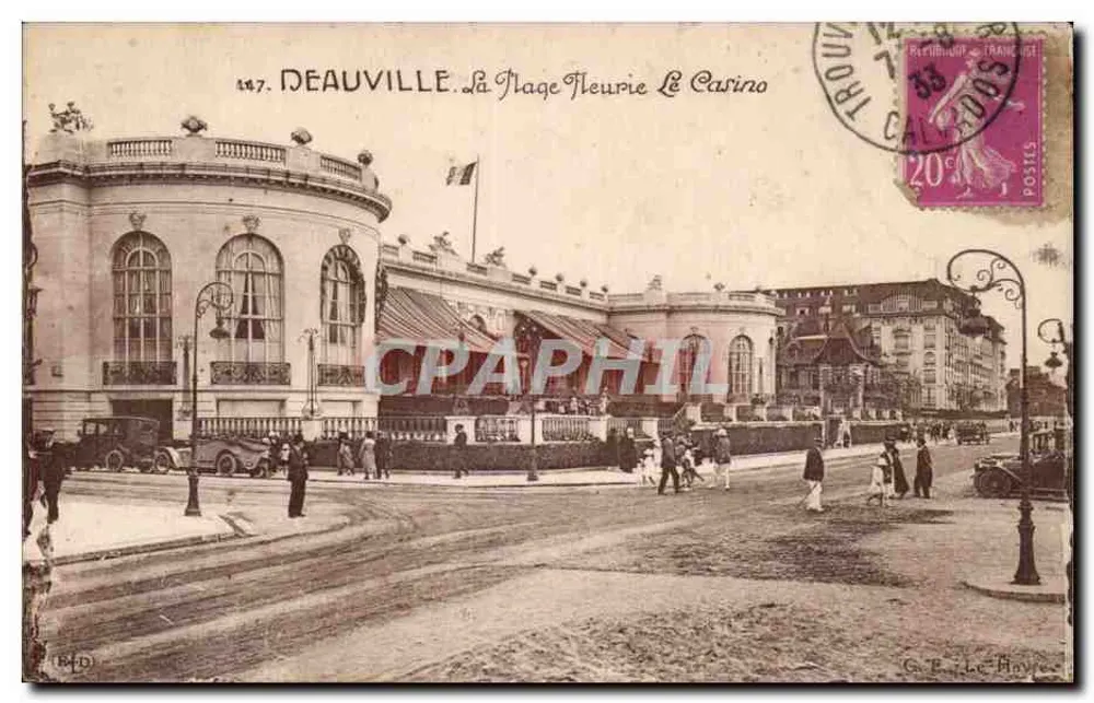 Deauville. Die Blühende Strandpromenade — Das Casino — Verlag G.P. Le Mayeur, Nr. 147 - Vorderseite