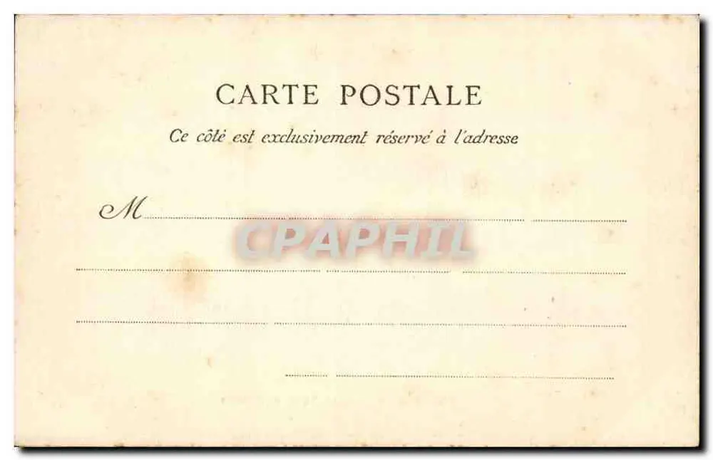 PARIS — Avenida dos Campos-Élisée — editor desconhecido, n° 15 - Verso