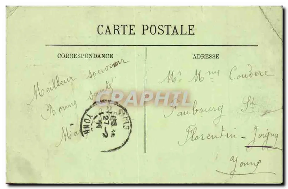 Paris (XVIe) — O Trocadéro — LL. — N° 1182 - Verso