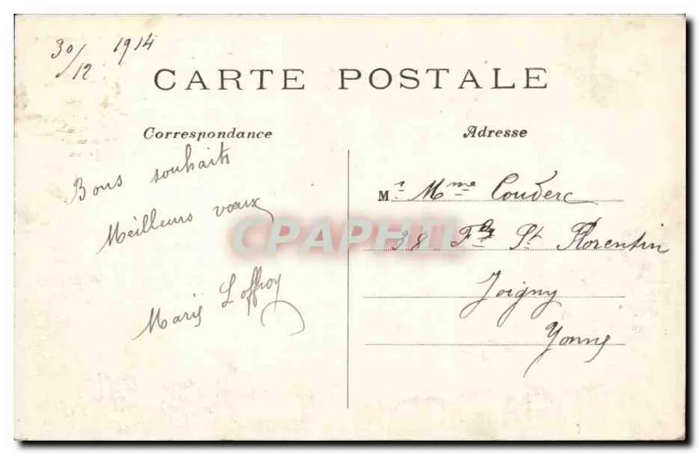 Paris — O Arco do Triunfo e a praça da Estrela — C.M. n°9 - Verso