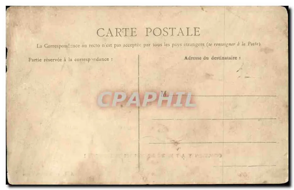 Drei Birnen — visuelle Rätsel — A. L. phot-édit., Laon - Rückseite