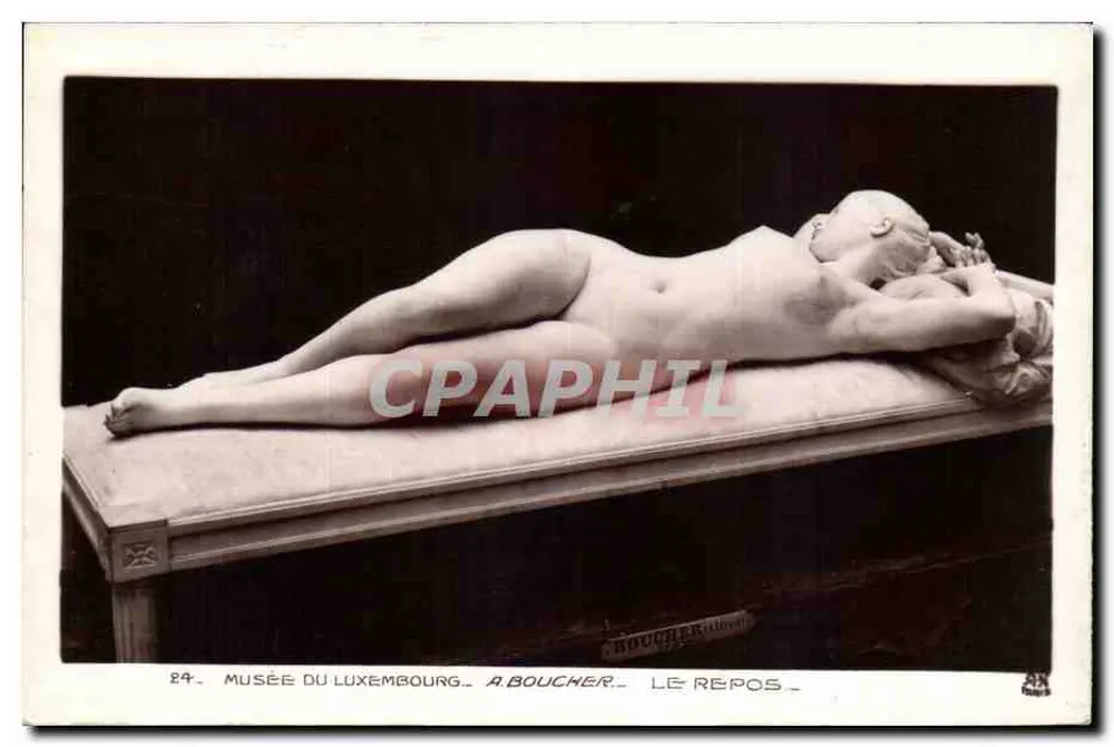 Museu do Luxemburgo — A. Boucher — O Repouso — n°24 - Frente
